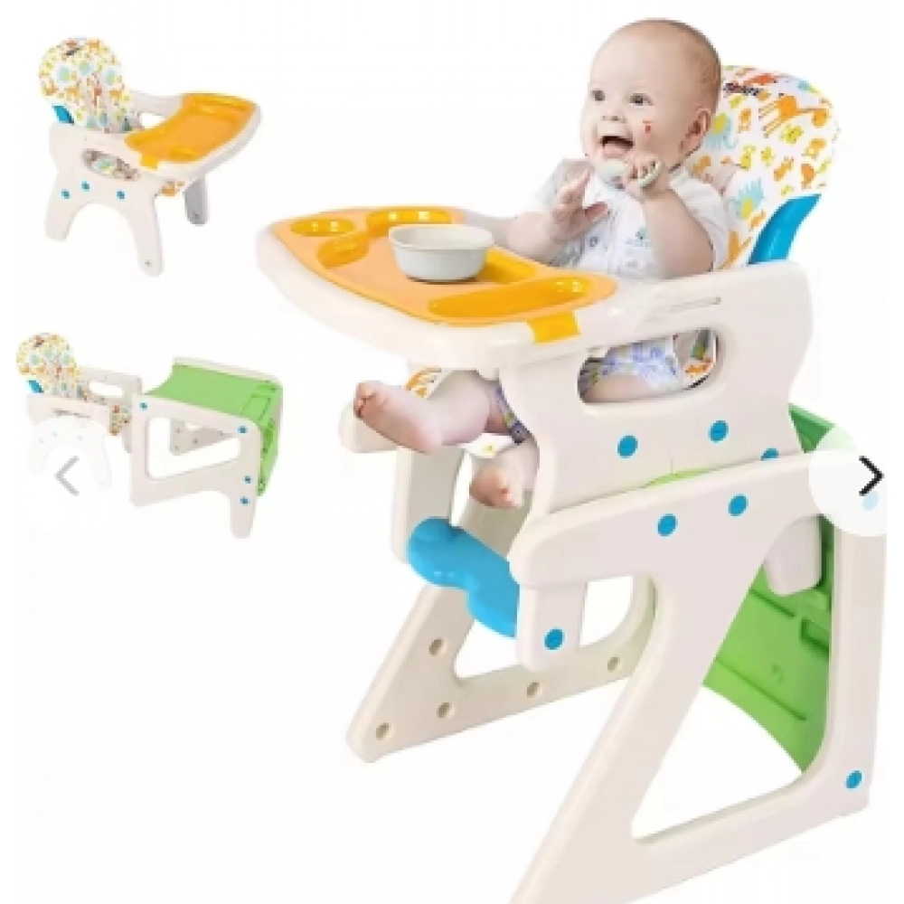 High Chairs For Babies Toddlers 3-in-1 Baby High Chair Adjustable Backrest Infant Baby Feeding Chair For Eating High Chairs For Babies Toddlers 3-in-1 Baby High Chair Adjustable Backrest Infant Baby Feeding Chair For Eating