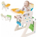 High Chairs For Babies Toddlers 3-in-1 Baby High Chair Adjustable Backrest Infant Baby Feeding Chair For Eating