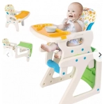 High Chairs For Babies Toddlers 3-in-1 Baby High Chair Adjustable Backrest Infant Baby Feeding Chair For Eating