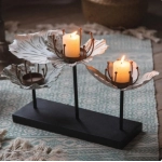 Elegant Flower Candle Holders Birthday Metal Candlestick Living Room Decoration Ornaments Home Furnishing Articles Accessory