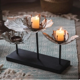 Elegant Flower Candle Holders Birthday Metal Candlestick Living Room Decoration Ornaments Home Furnishing Articles Accessory