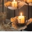 Elegant Flower Candle Holders Birthday Metal Candlestick Living Room Decoration Ornaments Home Furnishing Articles Accessory