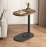 C Shaped Side Table Modern Light Luxury Style Small Coffee Table Living Room Portability Household Compact Tea Table