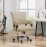 Great Deal Furniture May Traditional Home Office Chair, Wheat and Chrome